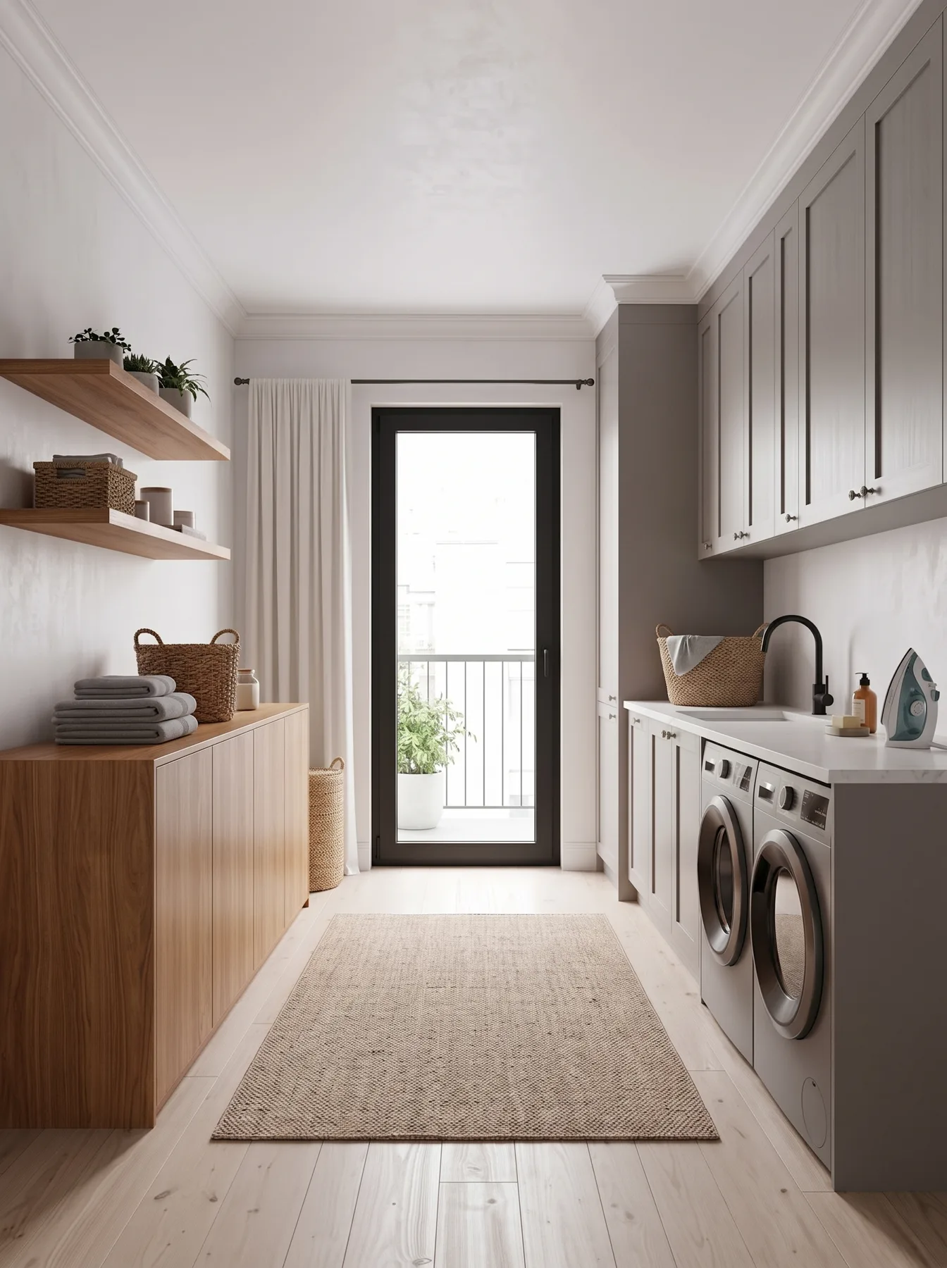 Kova · Muebles modulares · Laundry · Columna con cesto · Columna laundry · Columna · Abierto · Abierto con barral