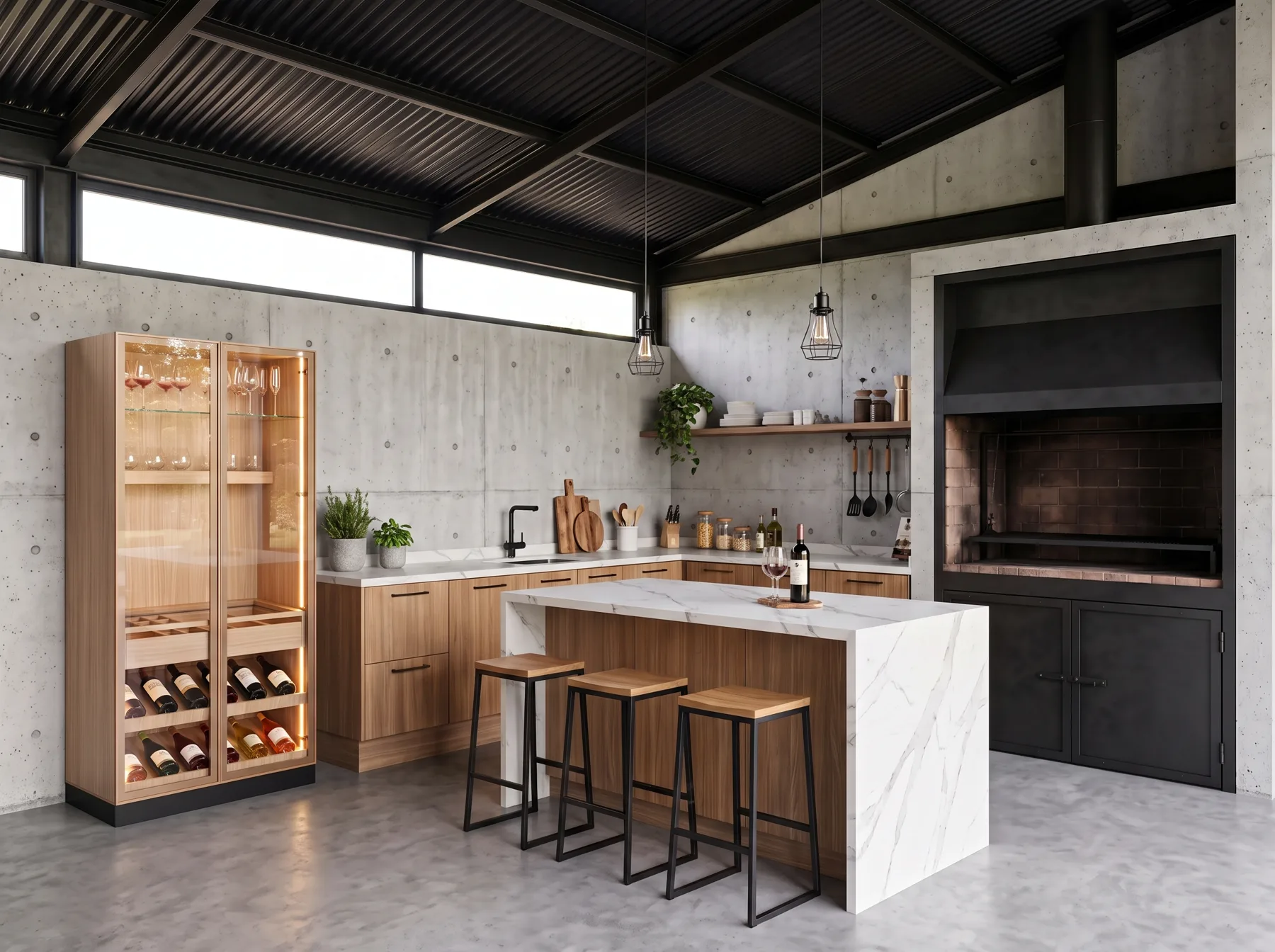 Signature · Muebles modulares · Coffee Station · Kitchen Station · Wine Station · Vitrina